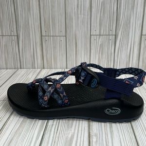 CHACO Z Cloud X Comfort Women’s Sandals‎ Southwest Aztec Blue Size 8